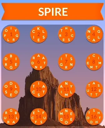 Wordscapes Spire Answers