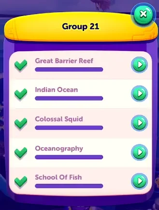 Codycross Under The Sea 21 Answers