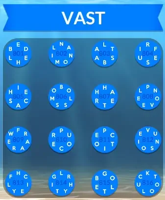Wordscapes Vast Answers