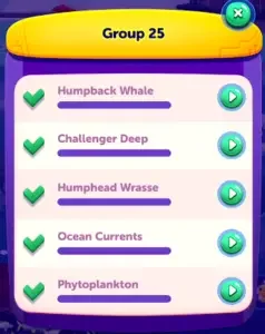 Codycross Under The Sea Group 25 Answers