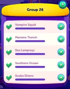 Codycross Under The Sea Group 26 Answers